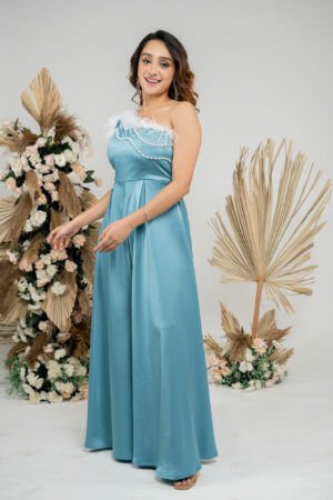 Sky blue jumpsuit