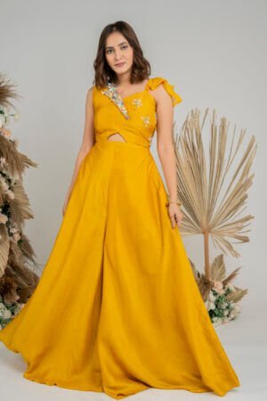 Mustard yellow jumpsuit