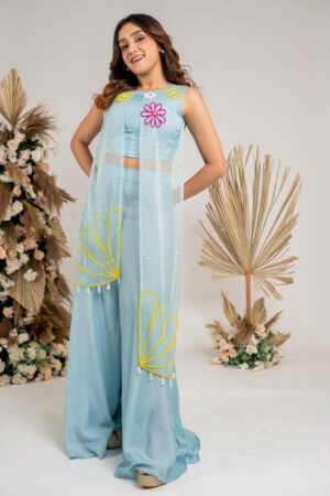 Powder blue co-ords